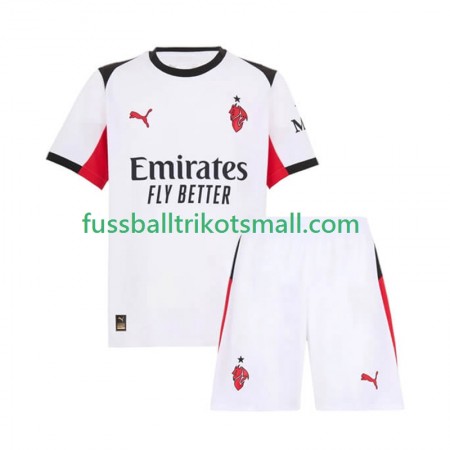 Fußballtrikots AC Mailand Kinder 2025-2026 Kurzarm Auswärts-trikot kaufen